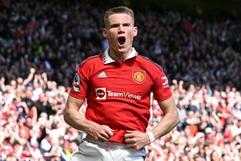 S. McTominay: Esu labai laimingas dėl &scaron;ių &bdquo;Man United&ldquo; laimėjimų