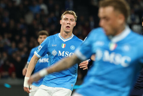 Napoli Italijoje nutraukė nesėkmingų rungtynių seriją