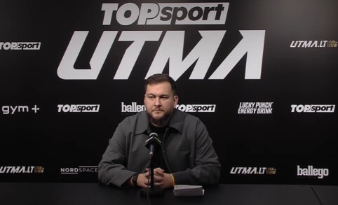 UTMA vadovas V. Gecas &ndash; apie D. Dirksčio ateitį ir potencialų revan&scaron;ą dėl 75 kg diržo