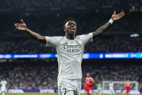 Vinicius lėmė &bdquo;Real&ldquo; pergalę Čempionų lygoje