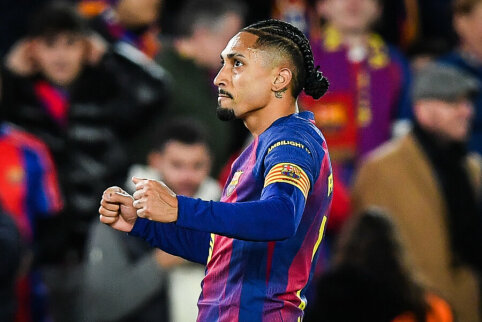 Raphinha: manome, kad galime panaikinti deficitą prie&scaron; &bdquo;Atletico&ldquo; klubą