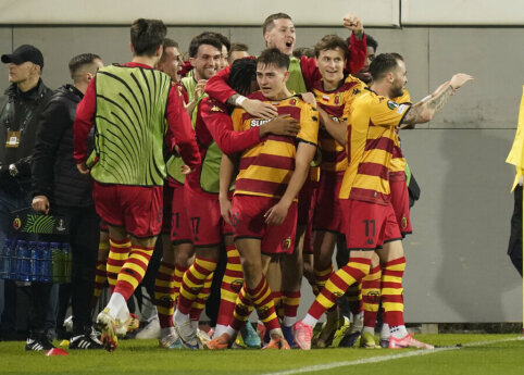 Jaunojo B. Mazureko vadovaujama &bdquo;Jagiellonia&ldquo; priartėjo prie stebuklo Konferencijų lygoje