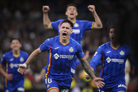 Įtemptame Madrido derbyje Real nusileido Getafe žaidėjams