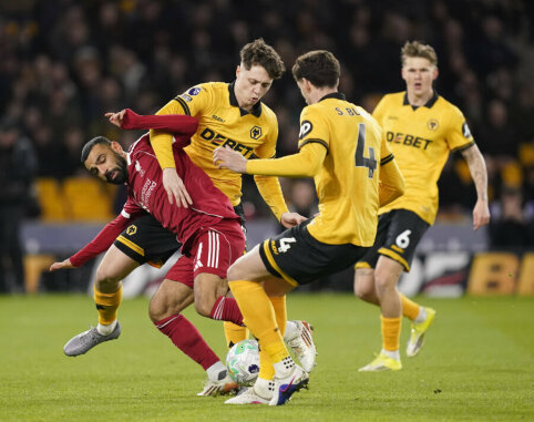 &bdquo;Wolves&ldquo; sudavė skaudų smūgį Liverpool klubui