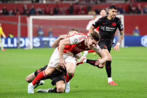 Čempionų lyga: Bayer beveik įveikė Arsenal ekipą