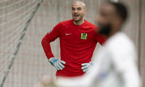 &bdquo;Džiugas&ldquo; ir &bdquo;Riteriai&ldquo; &ndash; tel&scaron;i&scaron;kių pergalė bei nuostabus įvartis i&scaron; pusės aik&scaron;tės (VIDEO)