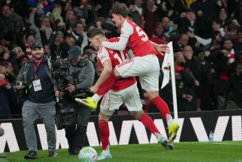 V. Gyokeresas ir 16-metis anglas dramati&scaron;kai nulėmė Arsenalui svarbią pergalę