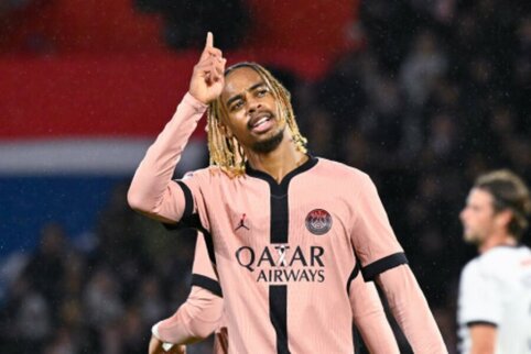 B. Barcola laikinai nėra PSG klubo sudėtyje