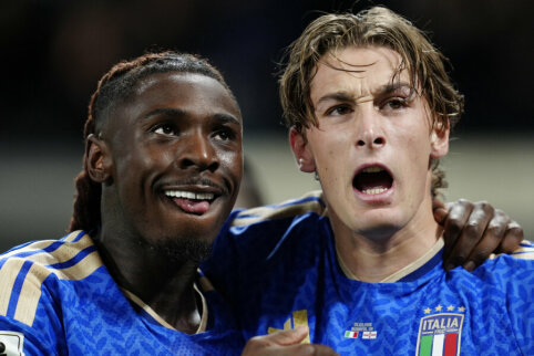 Italijos rinktinė nugalėjo &Scaron;iaurės Airiją ir žengė į A turnyro finalą