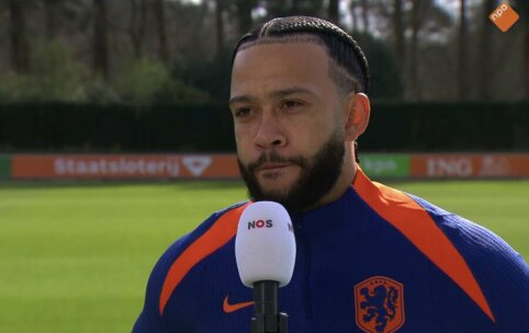 R. Koemanas: svarbiausia, kad M. Depay'us būtų kuo geresnės formos
