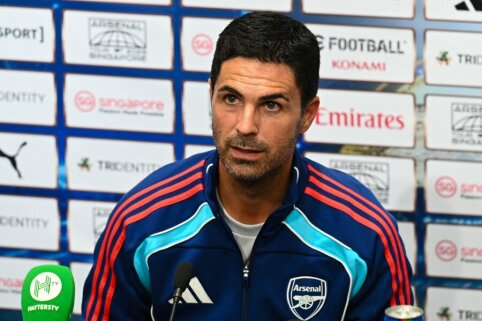 M. Arteta: &bdquo;Po tokių klaidų kelias į kitą etapą atrodo itin sunkus&ldquo;