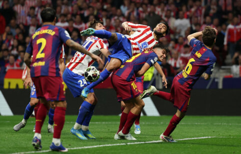 Čempionų lyga: &bdquo;Atletico&ldquo; nutraukė &bdquo;Barcos&ldquo; kelionę &scaron;iame turnyre