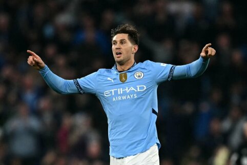 &bdquo;Manchester City&ldquo; atsisveikins su gynėju Džonu Stonesu