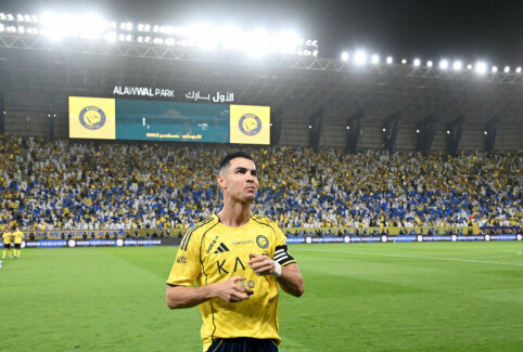 Įvartį įmu&scaron;ęs C. Ronaldo priartėjo prie Saudo Arabijos pirmenybių titulo
