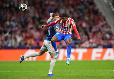 Čempionų lygos pusfinalyje &ndash; &bdquo;Atletico&ldquo; ir &bdquo;Arsenal&ldquo; pasidalijo 11 metrų baudinių