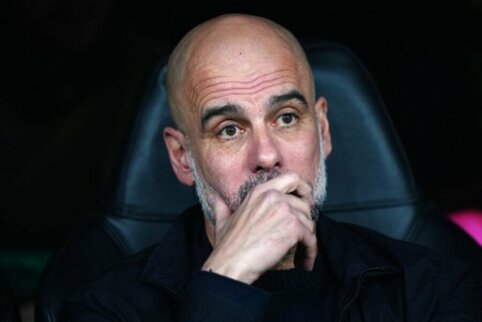 P. Guardiola: Titulų likimas &scaron;iuo metu nepriklauso mūsų rankoms