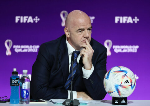 Infantino sureagavo į nusiskundimus dėl pasaulio čempionato bilietų kainų