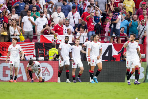 I&scaron;likimą ginanti &bdquo;Sevilla&ldquo; ekipa i&scaron;kovojo dar vieną pergalę
