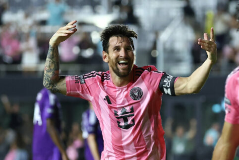 L. Messi atliko du rezultatyvius perdavimus ir įmu&scaron;ė įvartį, padėjęs Majamio &bdquo;Inter&ldquo; laimėti