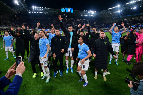 Lazio užbaigė sezoną laimėjęs pergalę